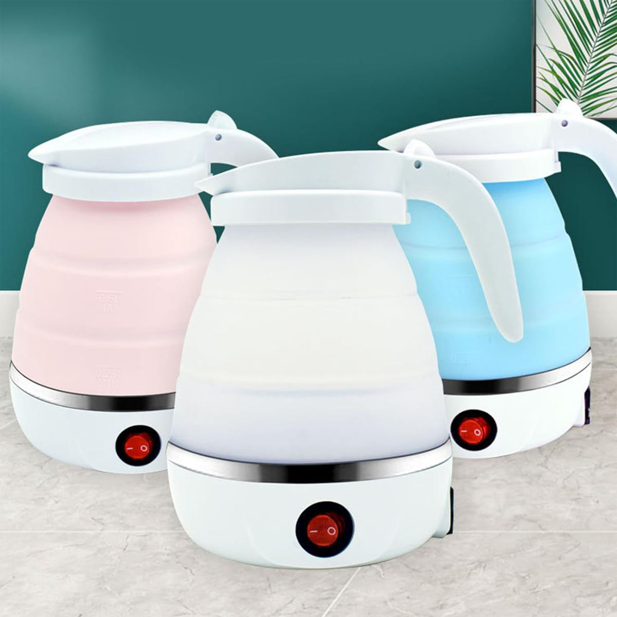 Travelling Folding Kettle Electric Silicone Foldable Water Kettle